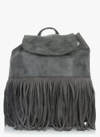 Miss Bennett London Grey Tassle Backpack