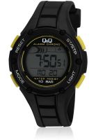 Q&Q M129J005Y Black/Grey Digital Watch