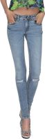 Again? Vintage Slim Fit Women's Light Blue Jeans