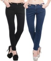 American-Elm Slim Fit Women's Multicolor Jeans