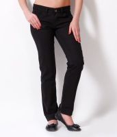 Ansh Fashion Wear Slim Fit Women's Black Jeans