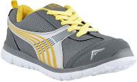 Athlio Running Shoes(Grey, Yellow)