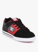 DC Pure Black Sneakers