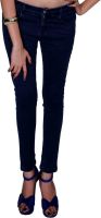 Divaline Slim Fit Women's Blue Jeans