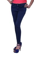 Divaline Slim Fit Women's Blue Jeans