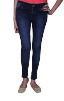 Divaline Slim Fit Women's Dark Blue Jeans