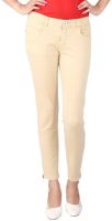 FCK-3 Slim Fit Women's Beige Jeans