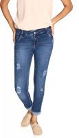 Fungus Slim Fit Fit Women's Dark Blue Jeans