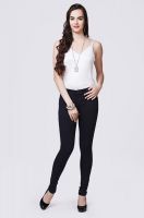 Glam & Luxe Slim Fit Women's Black Jeans