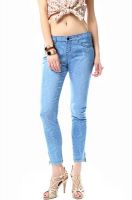 Glam & Luxe Slim Fit Women's Blue Jeans