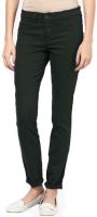 Goodkarma Slim Fit Women's Dark Green Jeans