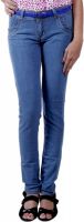 Jevaraz Skinny Fit Women's Blue Jeans