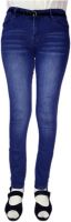 Jevaraz Skinny Fit Women's Blue Jeans