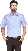 Koolpals Men's Checkered Formal Blue Shirt