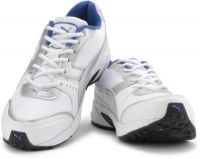 Puma Argus DP Running Shoes(Blue, Silver, White)