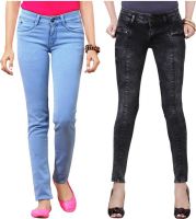 Raw Skin Slim Fit Women's Multicolor Jeans