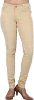 Sequeira Slim Fit Women's Beige Jeans