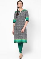 Shree Black Embroidered Kurta