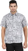 ALLTIMES Men's Printed Casual Black, White Shirt