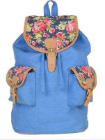 Amryk Blue Print Beauty 8 L Backpack(Blue) Amryk Blue Print Beauty 8 L Backpack(Blue)