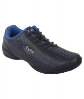 Cyke Black Lifestyle Sports Shoes