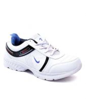 Foot 'n' Style Reliable White Sports  Shoes