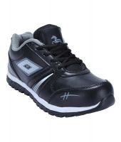 Hego Black and Grey Lace Walking Men's Sport Shoes