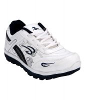 Hego White Synthetic Leather Walking Sport Shoe