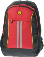 i Double Line Design 28 L Medium Backpack(Black)