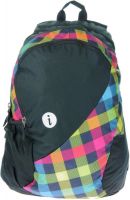 i Front Logo Spacious 30 L Medium Backpack(Black)