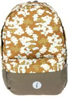 i Printed Designer 16 L Medium Backpack(Brown)