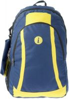 i With Front Double Line 25 L Medium Backpack(Yellow)