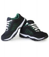 Chazer Black Sports Shoes