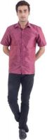 Scot Wilson Men's Solid Casual Purple Shirt