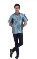 Scot Wilson Men's Solid Casual Blue Shirt