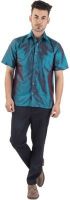 Scot Wilson Men's Solid Casual Blue Shirt