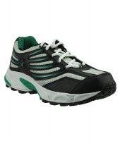 Sparx Black Synthetic Leather Sport Shoes For Men