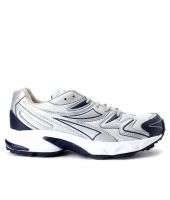 Sparx Silver & Navy Blue Sports Shoes