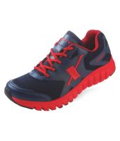 Sparx Bright Blue & Red Sports Shoes