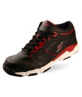 Sparx Dynamic Black And Red Sports Shoes