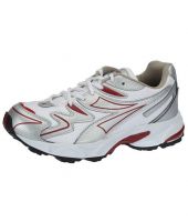 Sparx Silver & Red Sports Shoes