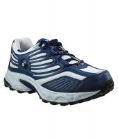 Sparx Navy Blue & White Sports Shoes
