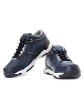 Sparx Perforated Blue & Grey Sports Shoes