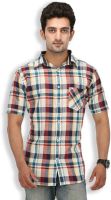 Speak Men's Checkered Casual Multicolor Shirt