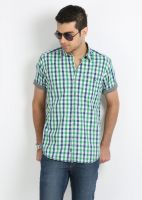 Sting Men's Checkered Casual Multicolor Shirt