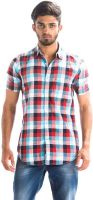 Sting Men's Checkered Casual Multicolor Shirt
