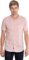 Sting Men's Solid Casual Pink Shirt