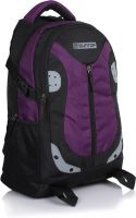 Suntop Neo 9 26 L Medium Laptop Backpack(Black & Violet Checks)