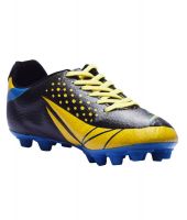 Vector X Black And Yellow Football Sports Shoes