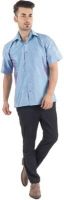 Warrior Men's Self Design Casual Multicolor Shirt